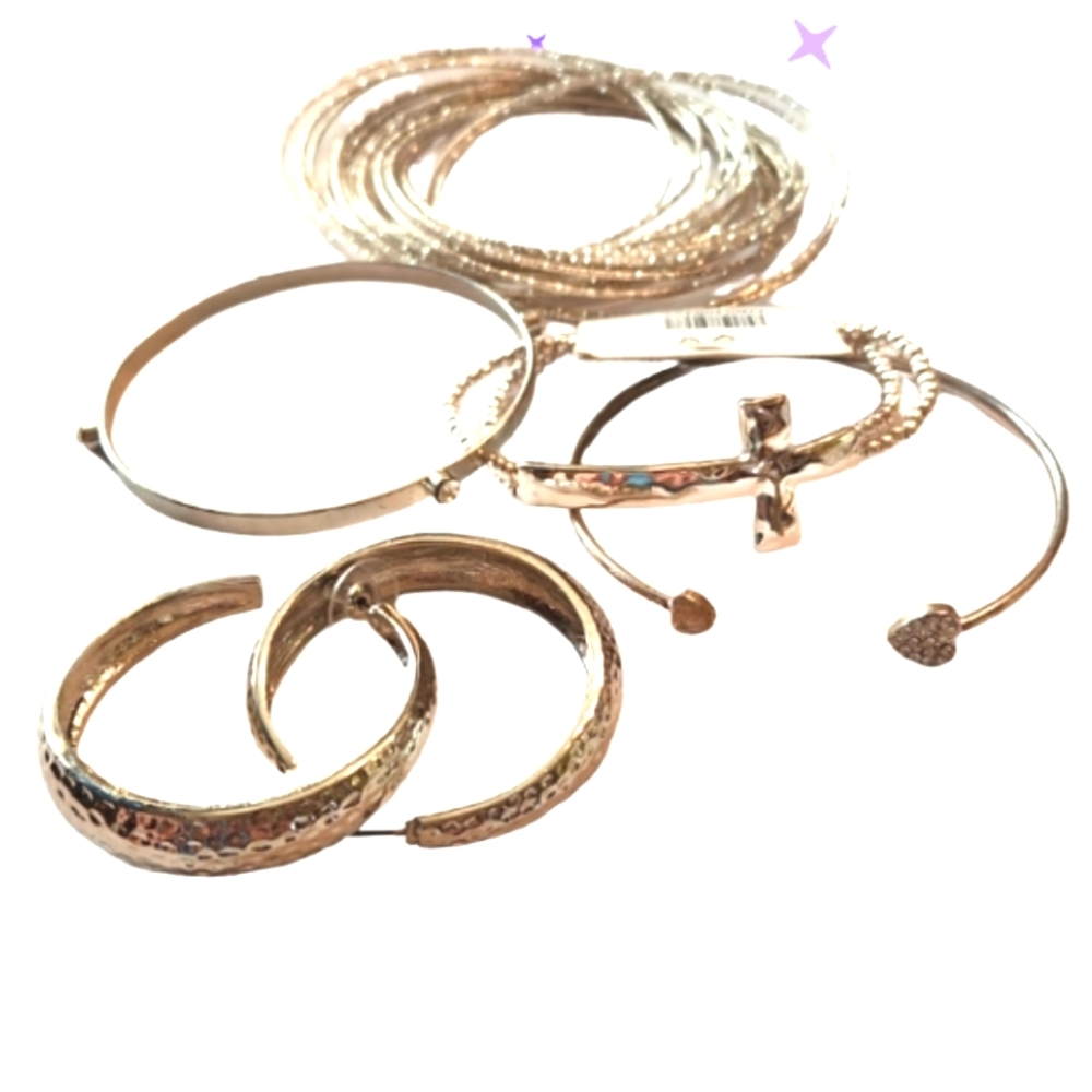 Silvertoned jewelry lot new